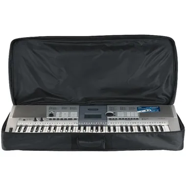 RockBag RB 21412 B Billentyűtáska, 61 billentyűs, Vízálló RokTex, Fekete, 1 Nagy Zseb