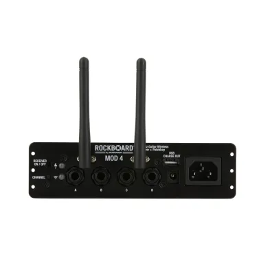 RockBoard RBO B MOD 4 U2 Gitár vezeték nélküli vevő, 2.4 GHz, TRS patchbay, 30 m hatótáv