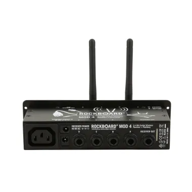 RockBoard RBO B MOD 4 U2 Gitár vezeték nélküli vevő, 2.4 GHz, TRS patchbay, 30 m hatótáv
