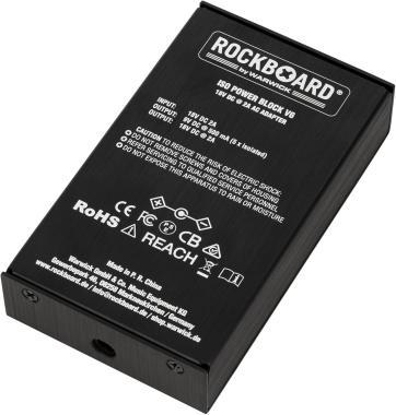 RockBoard RBO POW BLO ISO 6 Izolált többtápegység, 5x 9V slot, 18V összekötő kimenet