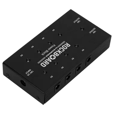 RockBoard RBO POW BLO V2 Több tápellátású egység, 10 csatlakozó, 1,200 mA 9V, 800 mA 18V kimenet