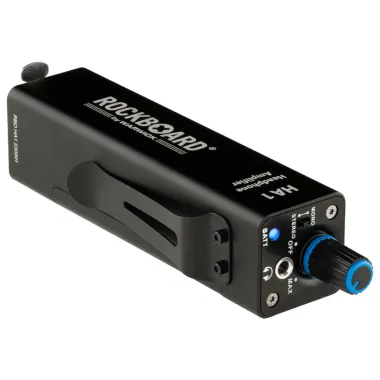 RockBoard RBO E HA 1 Fülmonitor Erősítő, Kompakt Kialakítás, Sztereó/Mono Kapcsoló
