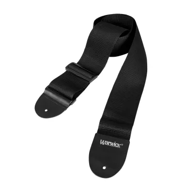 Warwick RST NB WARWICK B Basszusgitár szíj, nejlon, 8 cm széles, állítható hosszúság, bőr végek