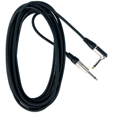RockCable Hlasitý kabel, 6m, rohové/rovné TS konektory, pozlacené konce
