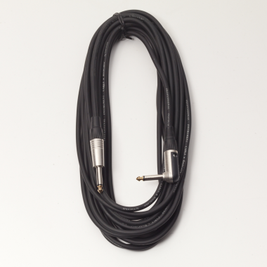 RockCable Nástrojový kabel, úhlový/rovný TS, 9m, pozlacené koncovky