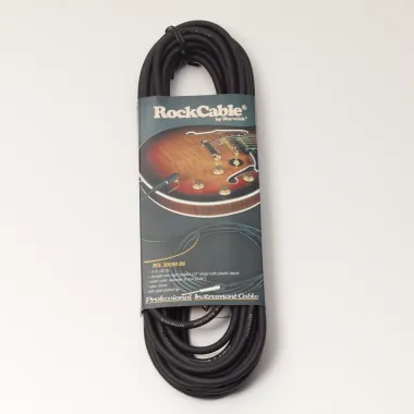 RockCable RCL 30259 D6 Hangszerkábel, szögletes/egyenes TS, 9m, aranyozott csúcsok