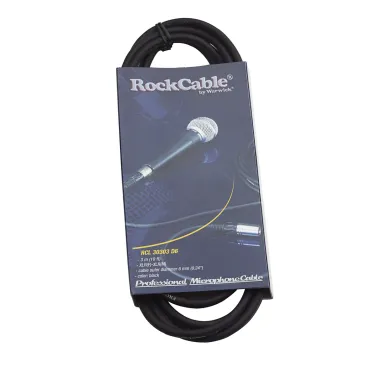 RockCable RCL 30303 D6 Mikrofonkábel, XLR férfi-női, 3m hosszúság, tartós kialakítás