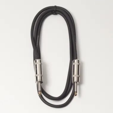 RockCable RCL 30402 D7 Hangszórókábel, Egyenes TS 6.3 mm, 2m Hossz, Aranyozott Vég