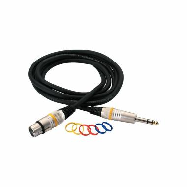 RockCable Mikrofonní kabel, XLR - TRS, vyvážený, 10m