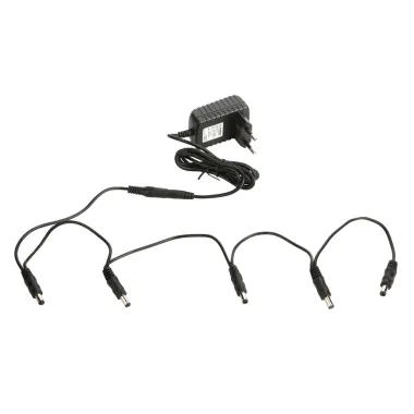 RockPower RP NT 50 EU Tápegység Kombó Csomag, 9V DC, 1.300 mA, 5 kimenet, EU Dugó