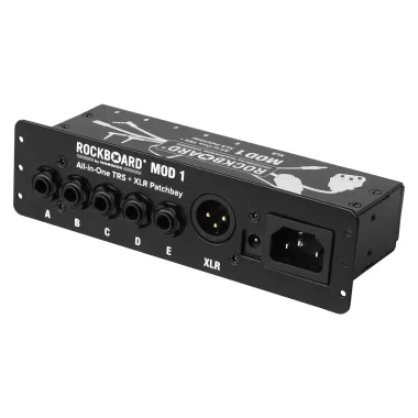 RockBoard RBO B MOD 1 V2 Egységes Patchbay, TRS & XLR, IEC & Barrel Kapcsolatok