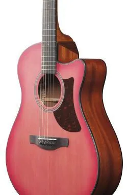 Ibanez AAM50CE-CRO Advanced elektro-akusztikus gitár 6 húros - Coral Red Burst Open Pore