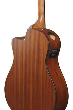 Ibanez AAM50CE-CRO Advanced elektro-akusztikus gitár 6 húros - Coral Red Burst Open Pore