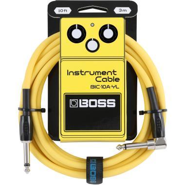 BOSS kabel, 3m jack-jack, žlutý