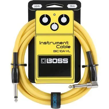 BOSS BIC-10A-YL 3m / 10ft jack-jack hangszerkábel