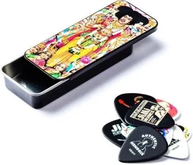 Dunlop JHPT02M Jimi Hendrix BOLD AS LOVE pengető szett díszdobozban - Medium