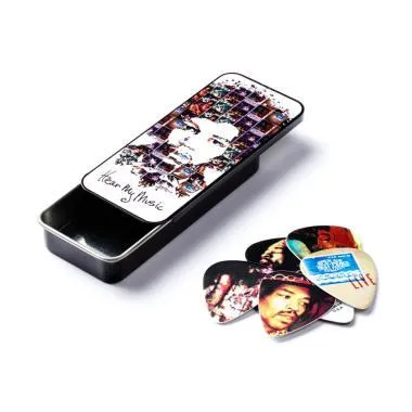 Dunlop JHPT07M Jimi Hendrix HEAR MY MUSIC pengető szett díszdobozban - Medium