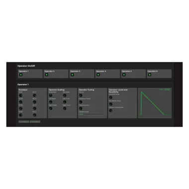 KORG KG-VOLCAFM2 FM szintetizátor, MIDI in, DX