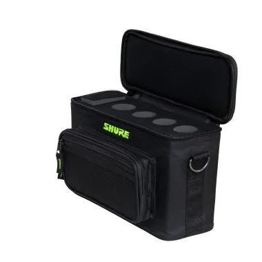 SHURE by Gator SH-MICBAG04 Microphone Bag That Holds Up To 4 Mics