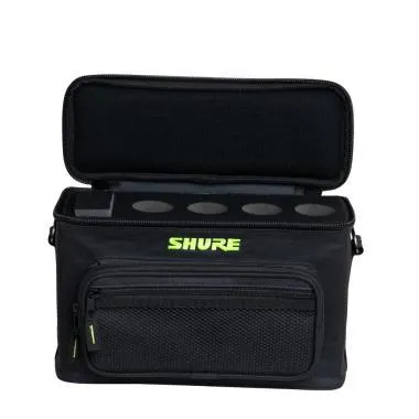 SHURE by Gator SH-MICBAG04 Microphone Bag That Holds Up To 4 Mics