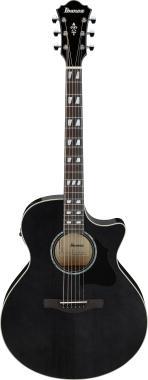Ibanez AE170-TBK akusztikus gitár 6 húros, Transparent Black High Gloss színben