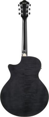 Ibanez AE170-TBK akusztikus gitár 6 húros, Transparent Black High Gloss színben