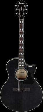 Ibanez AE170-TBK akusztikus gitár 6 húros, Transparent Black High Gloss színben