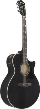 Ibanez AE170-TBK akusztikus gitár 6 húros, Transparent Black High Gloss színben