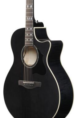 Ibanez AE170-TBK akusztikus gitár 6 húros, Transparent Black High Gloss színben