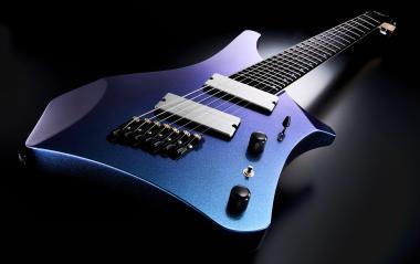Ibanez A528-IPT multiscale elektromos gitár 8 húros, Iron Pewter színben, puhatokkal