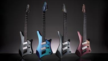 Ibanez A527-IPT multiscale elektromos gitár 7 húros, Iron Pewter színben, puhatokkal