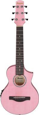 Ibanez EWP Piccolo akustická kytara 6 strun, barva Strawberry Milk Open Pore