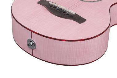 Ibanez EWP17M2E-SMO akusztikus gitár 6 húros, Strawberry Milk Open Pore színben