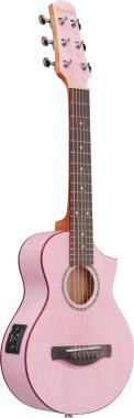Ibanez EWP17M2E-SMO akusztikus gitár 6 húros, Strawberry Milk Open Pore színben