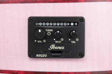 Ibanez EWP17M2E-SMO akusztikus gitár 6 húros, Strawberry Milk Open Pore színben
