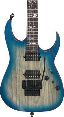 Ibanez RG8620AH-GFB elektromos gitár 6 húros, Ghost Fleet Blue Burst színben, keménytokkal