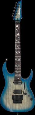 Ibanez RG8620AH-GFB elektromos gitár 6 húros, Ghost Fleet Blue Burst színben, keménytokkal
