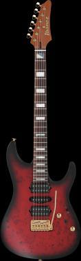 Ibanez KIKO300-RRT elektromos gitár 6 húros, Ruby Red Sunburst Flat színben