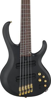 Ibanez BTB605LM-BKF multiscale elektromos basszusgitár 5 húros, Black Flat Light-Angled színben