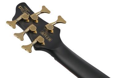 Ibanez BTB605LM-BKF multiscale elektromos basszusgitár 5 húros, Black Flat Light-Angled színben