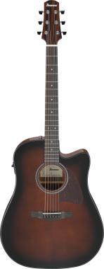 Ibanez elektro-akustická kytara Dreadnought AAD51CE-DVS, 6 strun, Dark Violin Sunburst