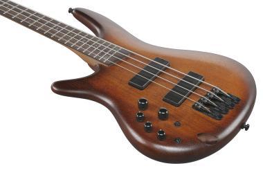 Ibanez SR500AL-MHL elektromos basszusgitár 4 húros balkezes, Mahogany Brown Burst Low Gloss színben