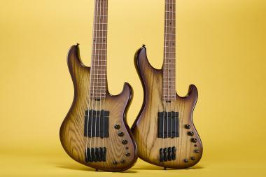 Ibanez MDM1305-NAB elektromos basszusgitár 5 húros, Natural Stained Amber Burst színben, puhatokkal