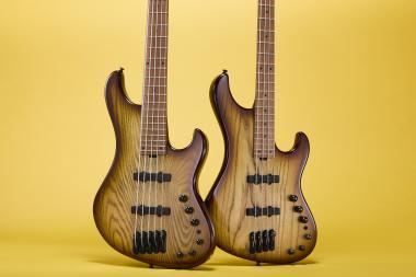 Ibanez MDM1305-NAB elektromos basszusgitár 5 húros, Natural Stained Amber Burst színben, puhatokkal