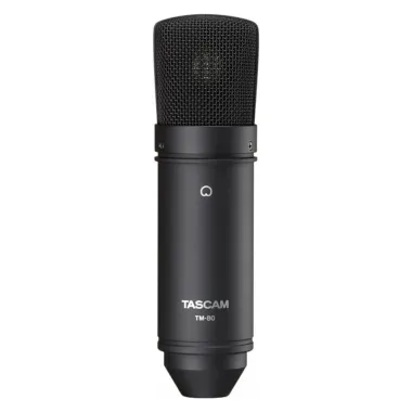 Tascam TM-TM80B Kardioid kondenzátormikrofon - állvány, kábel, shockmount tartozékokkal