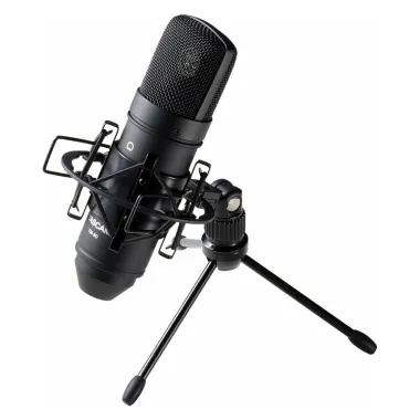Tascam TM-TM80B Kardioid kondenzátormikrofon - állvány, kábel, shockmount tartozékokkal
