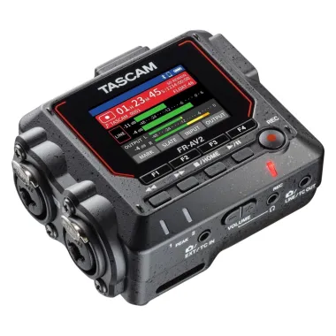 Tascam TM-FRAV2 2 csatornás 32-bit hordozható rögzítő, Time code generátor és USB-interfész