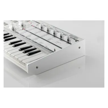 KORG KG-mKORG-CR virtuál-analóg szintetizátor/vokóder, 37 Natural Touch mini billentyű, átlátszó kivitel, tokkal