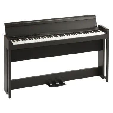 KORG KG-C1AIRWBK digitális zongora, 88 RH3 billentyűzet, Bluetooth hanglejátszás, 3 pedál