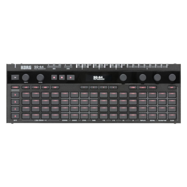 KORG SQ64, polifonní sekvencer, 64 tlačítek, MIDI, USB